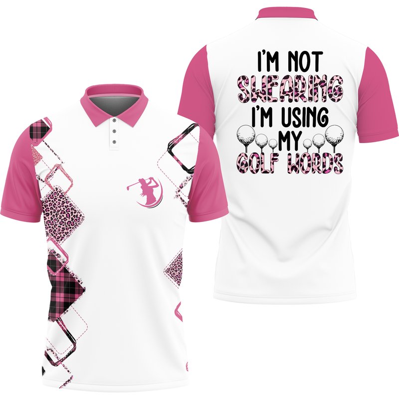 I'm Not Swearing I'm Using My Golf Words Golf Shirt — Chemises décontractées pour hommes
