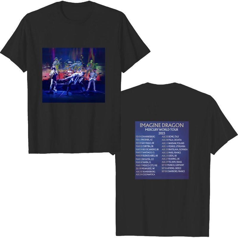 Imagine Dragon Mercury 2023 Tour T Shirt