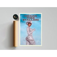 Megan Thee Stallion - Good News Album Poster — Affiches et impressions