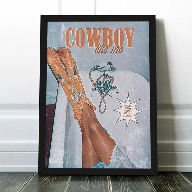 Cowboy Like Me Album Cover No Poster — Affiches et impressions