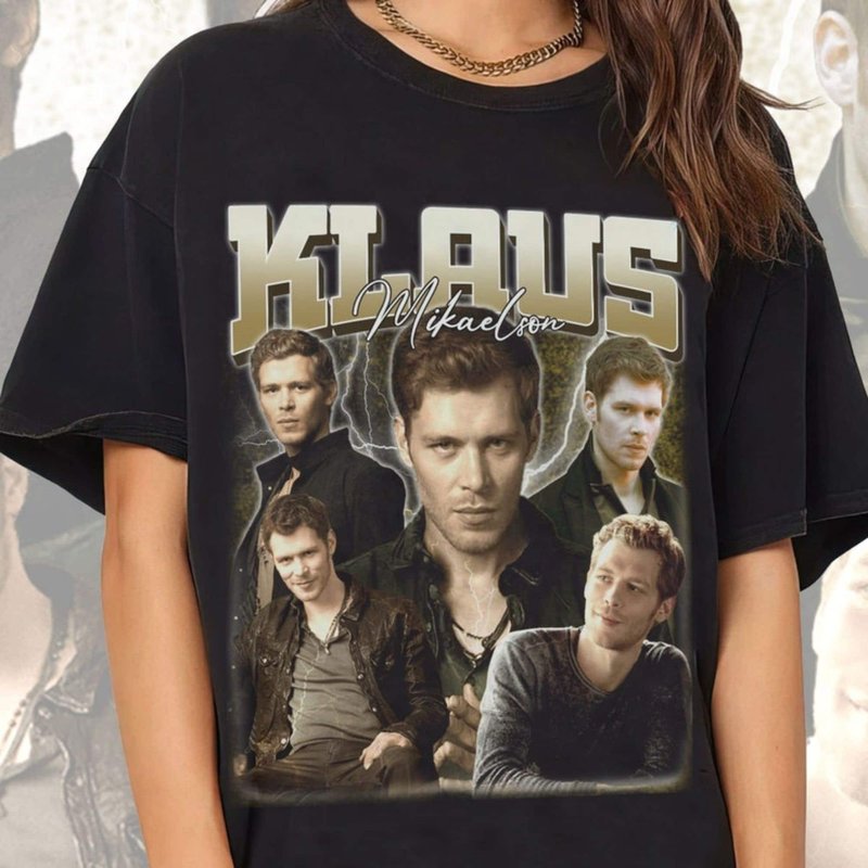 Klaus Mikaelson Shirt Vintage 90s Style Shirt — Mens T Shirts