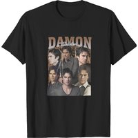 Damon Salvatore Shirt American Actor Movie Character Ian Somerhalder Vampire T-shirt