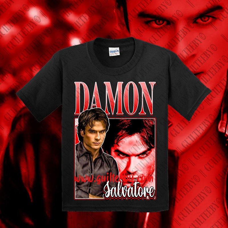 Damon Salvatore | Ideal Christmas Gift | Guaranteed Christmas Delivery Until Dec 10th Tshirts — Mens T Shirts