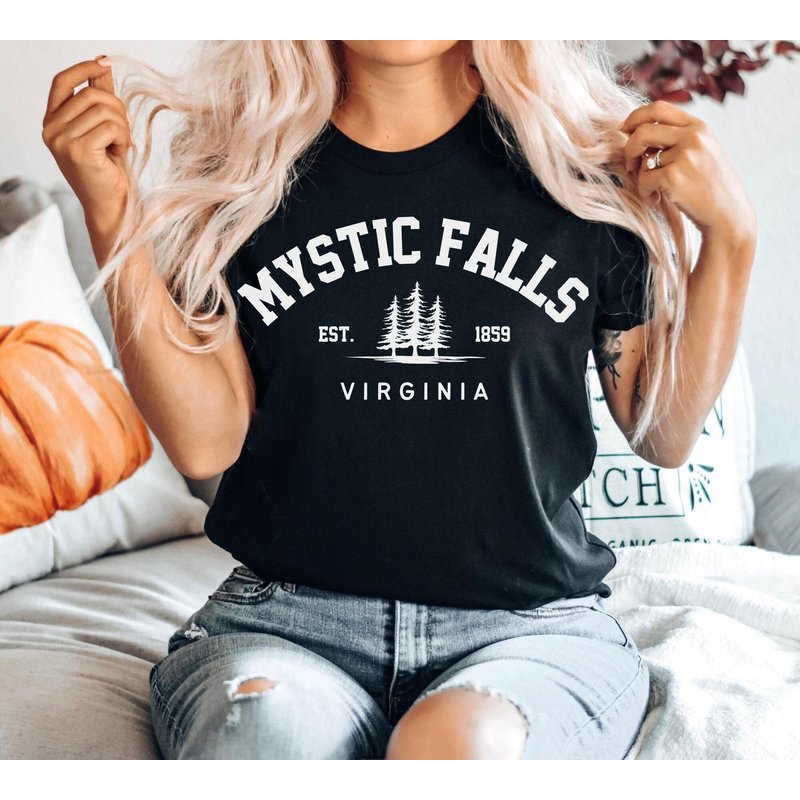 Mystic Falls Shirt, Unisex Soft And Comfortable T Shirt — Mens T Shirts