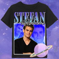 Stefan Salvatore Tvd 90s Vintage Tee — Mens T Shirts
