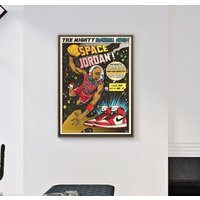 Jor.dan Poster, Vintage Poster, Basketball Poster