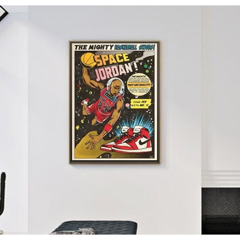 Jor.dan Poster, Vintage Poster, Basketball Poster — Posters & Prints