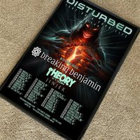Disturbed - Take Back Your Life 2023 North American Tour Poster