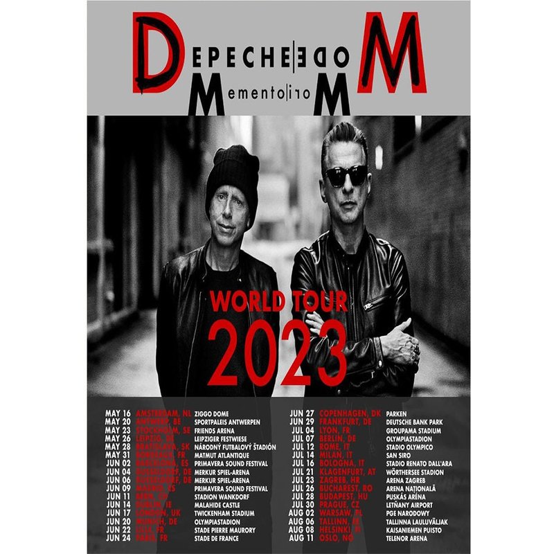 Depeche Mode Memento Mori Tour 2023 Music Poster — Posters & Prints