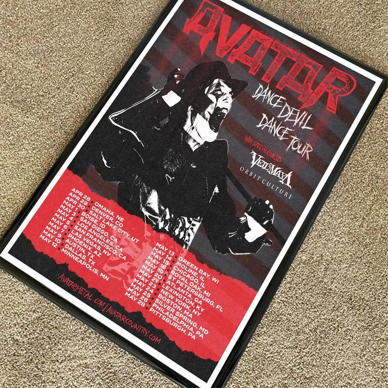 Avata - Dance Devil Dance Us Tour 2023 Poster — Affiches et impressions