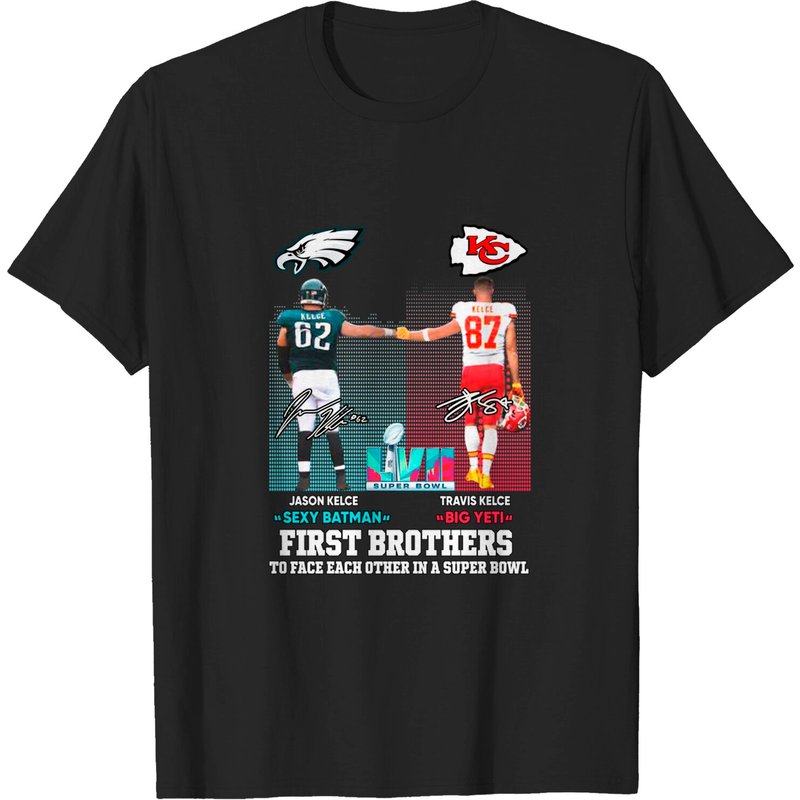 Kelce Brothers T-shirt For Travis And Jason — T-shirts pour hommes