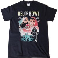 Vintage Kelce Bowl Shirt Featuring Travis And Jason