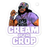 Cream Of The Crop Stickers - Macho Man — Stickers & Decals