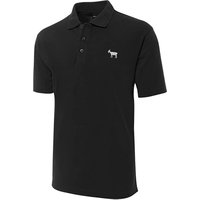 Animal Goat Embroidered Short Sleeve Polo Shirts Classic Embroidery Men's Polo Shirt — Chemises décontractées pour hommes