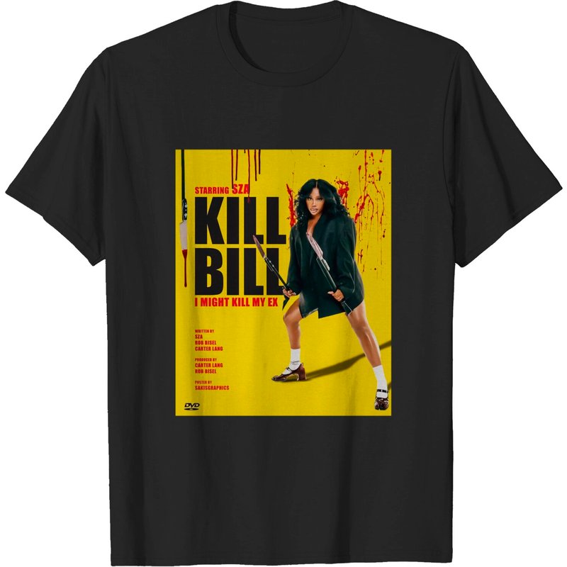 Sza Kill Bill Shirt | Sos Album Tour | 2023 Music T-shirt — T-shirts pour hommes