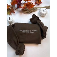 Shrimp Fried This Rice Funny Embroidered Sweatshirt