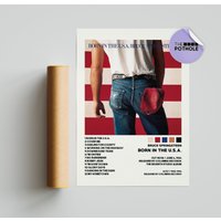 Bruce Springsteen Posters / Born In The U.s.a Poster / Album Cover Poster