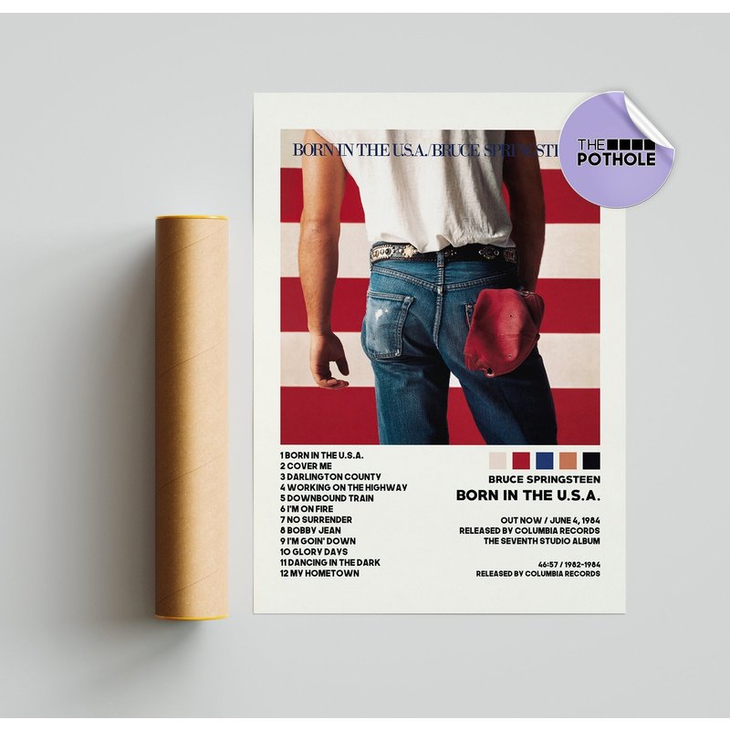 Bruce Springsteen Posters / Born In The U.s.a Poster / Album Cover Poster — Posters & Prints