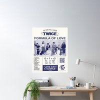 Album Twice Formula Of Love Poster, Kpop Poster — Posters & Prints