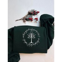 Middle Earth Embroidered Sweatshirt, Lord Of The Rings Sweatshirt