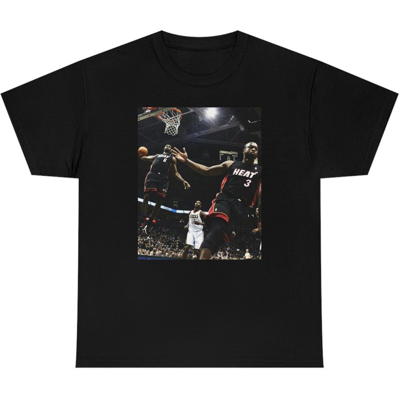 Lebron James And Dwayne Wade T Shirt — T-shirts pour hommes