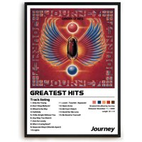 Journey - Greatest Hits | Minimalist Album Cover Poster — Posters & Prints