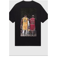 Two Goats Of The N.b.a! Lebron James And Micheal Jordan Shirt! — T-shirts pour hommes