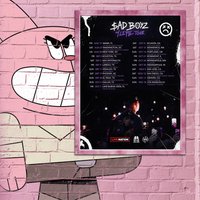 Junior H Sad Boyz Tour 2023 Poster — Posters & Prints