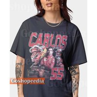 Carlos Sainz Jr Shirt Driver Racing Sainz Jr Tee Racing Tshirt Vintage Design Graphic Tee