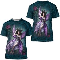Fairy Silk Lure Spider Gothic Dark Wings Araneae Beautiful 3d Shirt