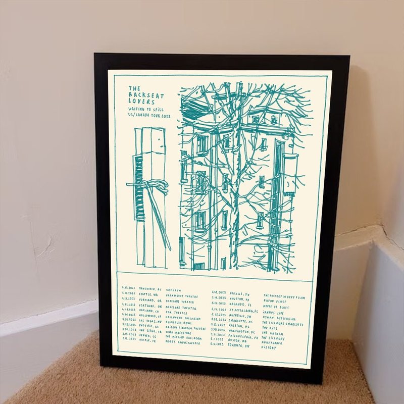 The Backseat Lovers Tour 2023 Poster, Home Decor — Posters & Prints