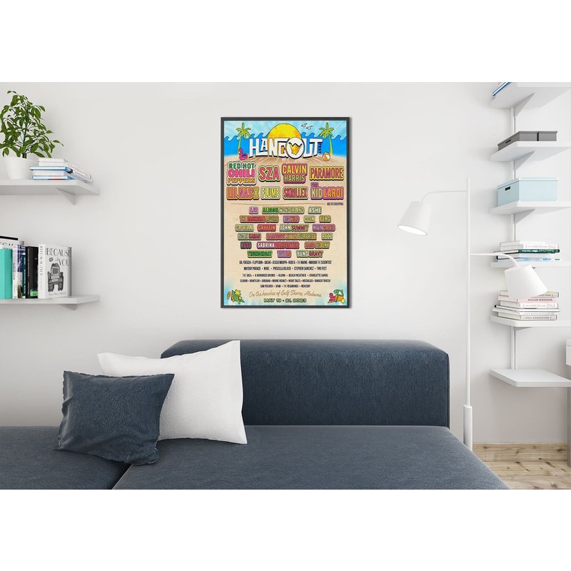 Hangout Music Festival 2023 Lineup Poster, Hangout Festival Poster — Posters & Prints
