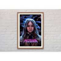 M3gan Poster, Megan Movie 2023 Poster, Megan Dance Print Art