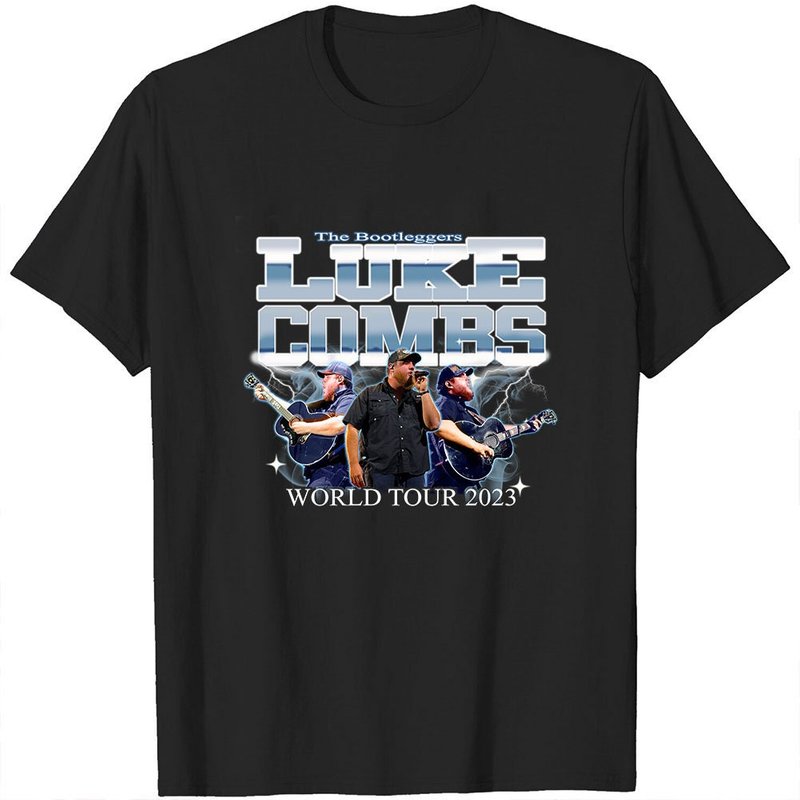 Luke Combs World Tour 2023 T Shirt, Luke Combs Tour Shirt — Mens T Shirts