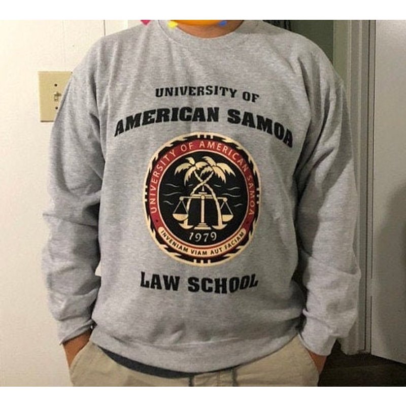 University Of American Samoa Law School Sweatshirt American Samoa Logo Sweatshirt Better Call Saul — Sweats à capuche pour hommes