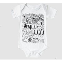 Baby Onesie - Classic Rock Band - Cute Music Band — Bodys bébé