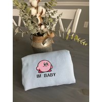 Kirby Im Baby Embroidered Sweatshirt — Sweats à capuche pour hommes