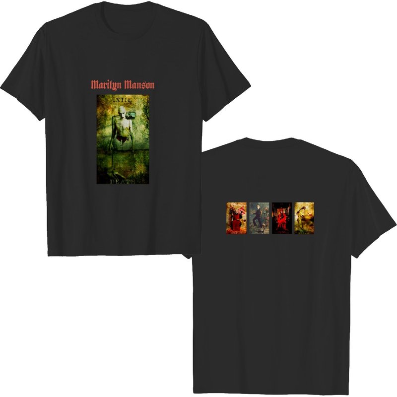 Marilyn Manson Hierophant Tarot 2000 Holy Wood Tour T-shirt — T-shirts pour hommes