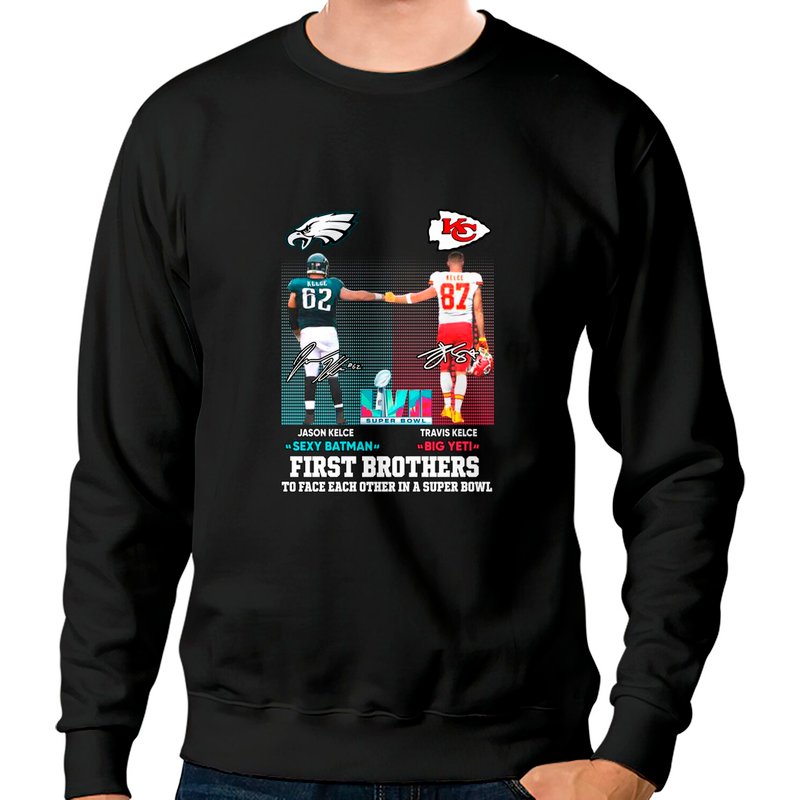Kelce Brothers Sweatshirts - Travis And Jason — Sweats à capuche pour hommes