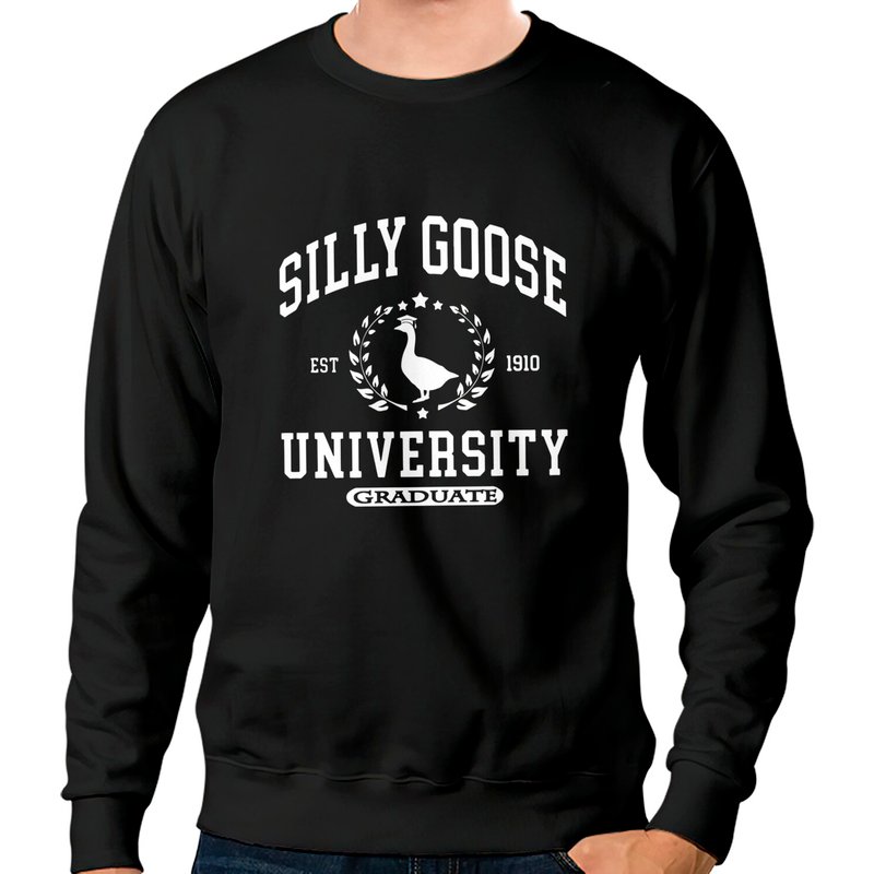 Silly Goose University Crewneck Sweatshirt — Mens Hoodies