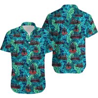 Railroader Train Hawaiian Shirt — Chemises décontractées pour hommes