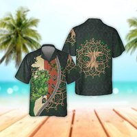 Unisex Ireland Map Happy Saint Patricks Day Hawaiian Shirt