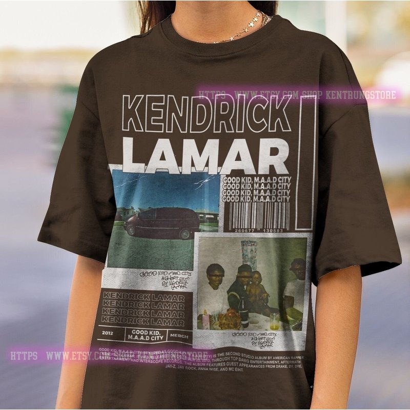 Kendrick Lamar Vintage T-shirt — Mens T Shirts
