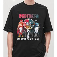 Travis Vs Jason Kelce Brothers My Mom Cant Lose T-shirt