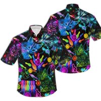 Bowling With My Cats Hawaiian Shirt