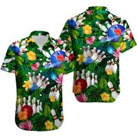 Bowling What Happens At Bowling Hawaiian Shirt