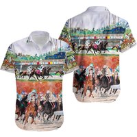 Horse Racing Wild Power Hawaiian Shirt