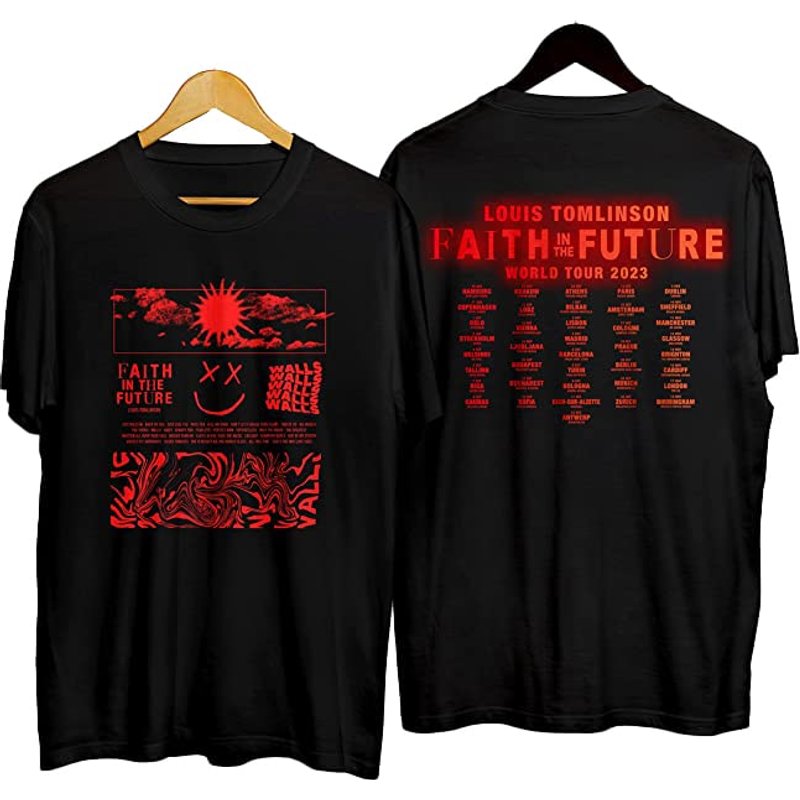Faith In The Future Louis Tomlinson T Shirt, Louis Tomlinson World Tour 2023 Shirt. — Mens T Shirts