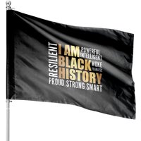 I Am Black History House Flags — Drapeaux décoratifs
