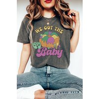 We Got The Baby Mardi Gras Pregnancy Announcement Shirt — Mens T Shirts